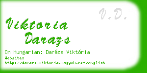 viktoria darazs business card